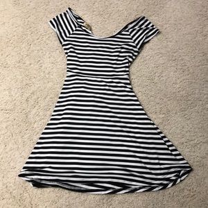 Black and white dress